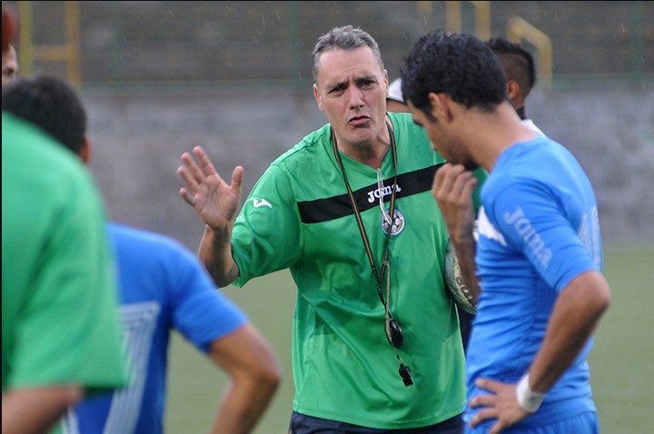 Entrenamiento Selección Nacional de futbol en el estadio Nacional ubicado en la UNAN en el 2013. LA PRENSA/Archivo