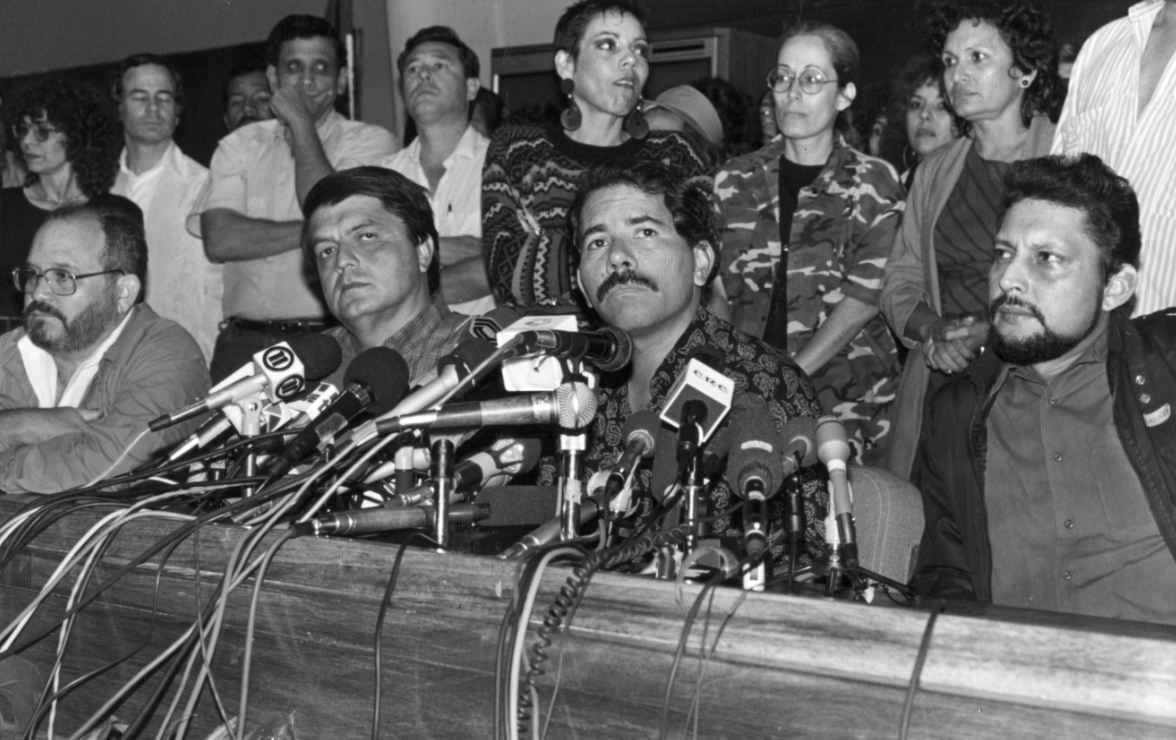 Daniel Ortega acepta derrota electoral en 1990. LA PRENSA/ ARCHIVO