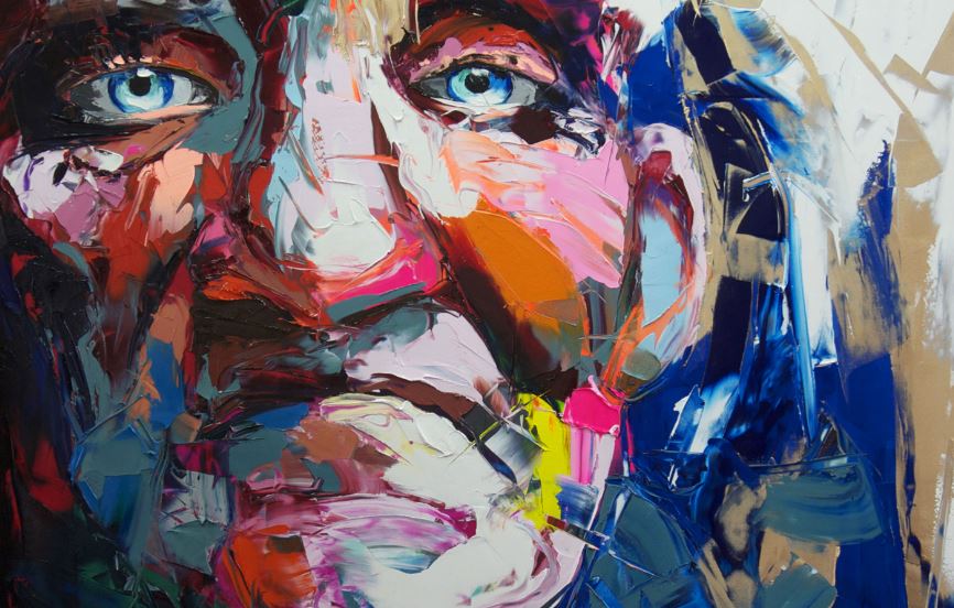 Pinturas de Françoise Nielly. LA PRENSA/ARCHIVO