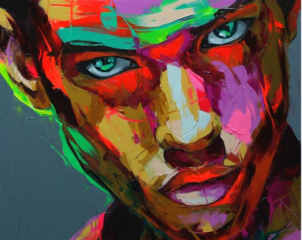 Pinturas de Françoise Nielly. LA PRENSA/ARCHIVO