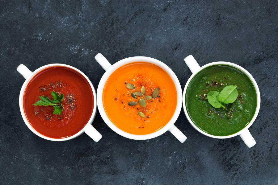 Cuatro recetas de cremas, ¡un primer plato nutritivo!