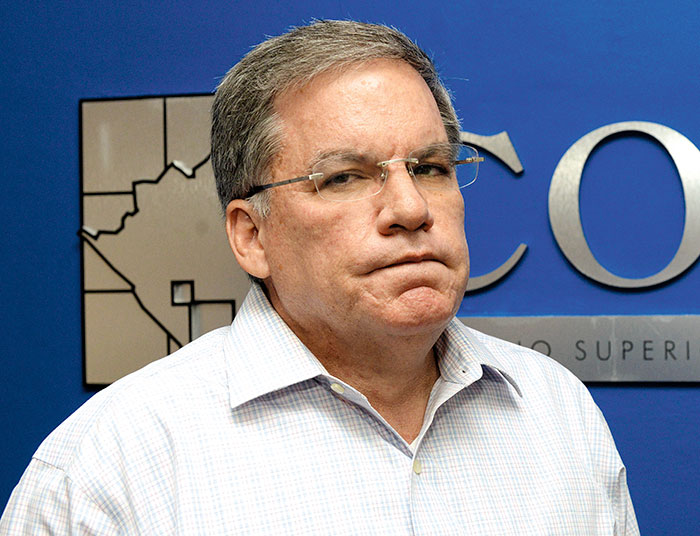 “Hay ya un compromiso de la OEA, que también lo hemos estado solicitando el sector privado, como es su presencia en el proceso electoral del 2017 y se establece un proceso para fortalecer el sistema electoral para el 2021”. José Adán Aguerri, presidente del Cosep. LA PRENSA/ Uriel Molina