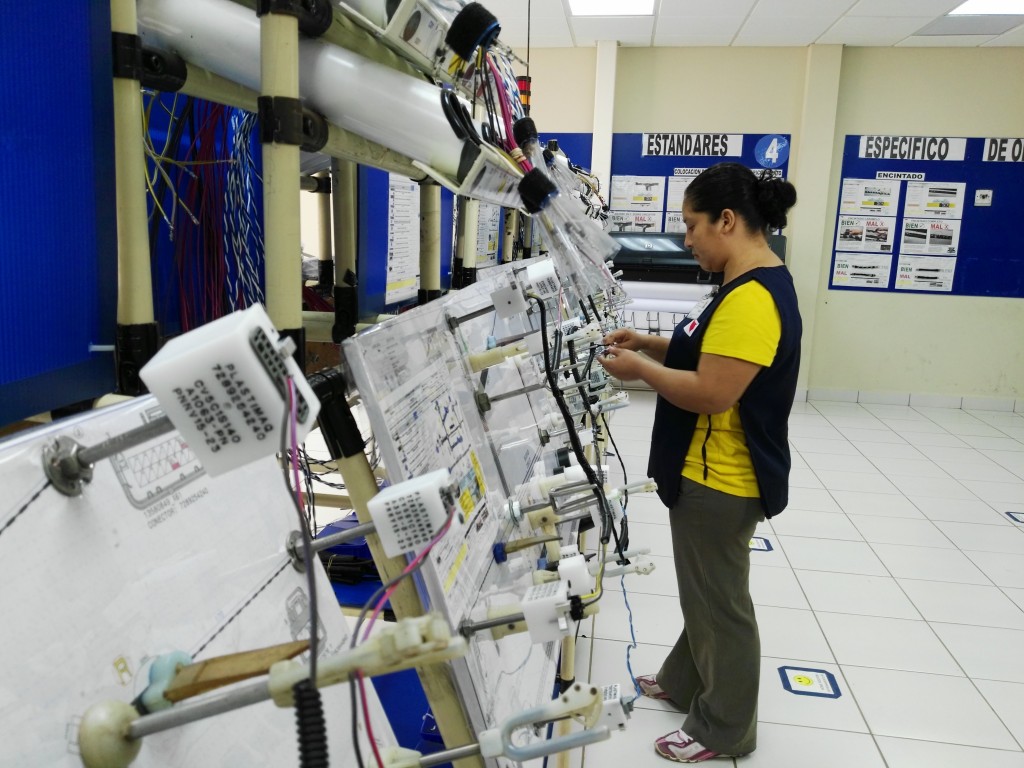 En Nicaragua existen pocas empresas que fabrican arneses. LAPRENSA/ ARCHIVO/Y.LÓPEZ 