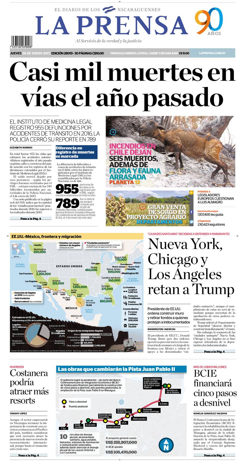 Portada Impresa 26-01-2017