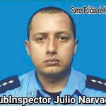Julio César Narváez Valle (fallecido) tenía 12 años de servir a la institución del orden público. LA PRENSA/CORTESÍA