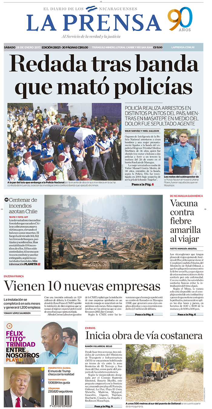 Portada Impresa 28-01-2017