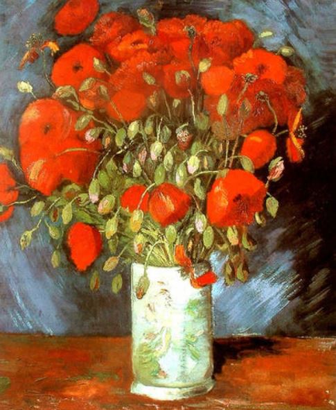 Las amapolas de Van Gogh. LA PRENSA/EFE