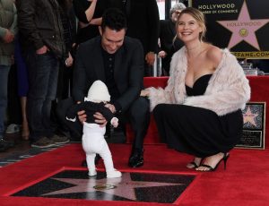 Adam Levine, paseo de la fama, hollywood, maroon 5