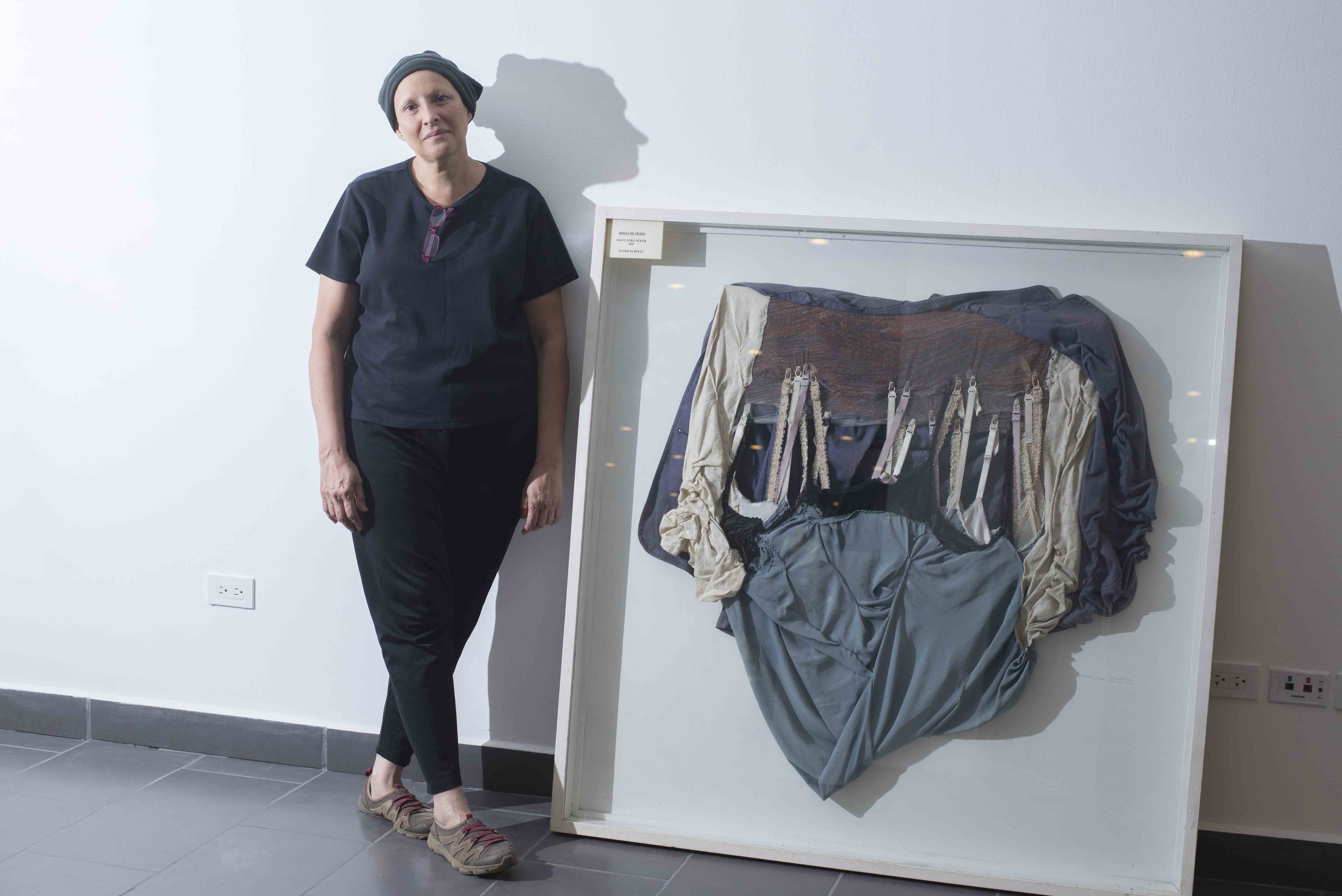 Patricia Belli muestra sus arte en una recopilación de treinta años de trabajo. LA PRENSA/LISSA VILLAGRA