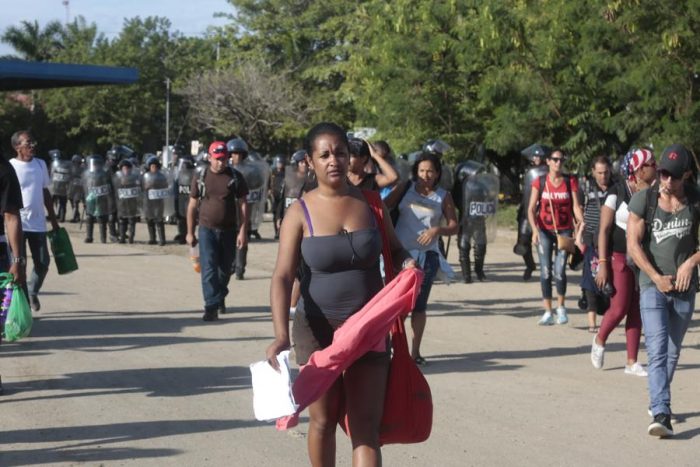Desde el 2015 cientos de cubanos fueron impedidos de seguir su ruta hacia EE.UU. por Nicaragua, ya que la Policía impidió que pasaran de Peñas Blancas. LA PRENSA/CORTESÍA