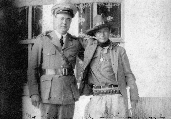 Anastasio Somoza García junto a Augusto C. Sandino