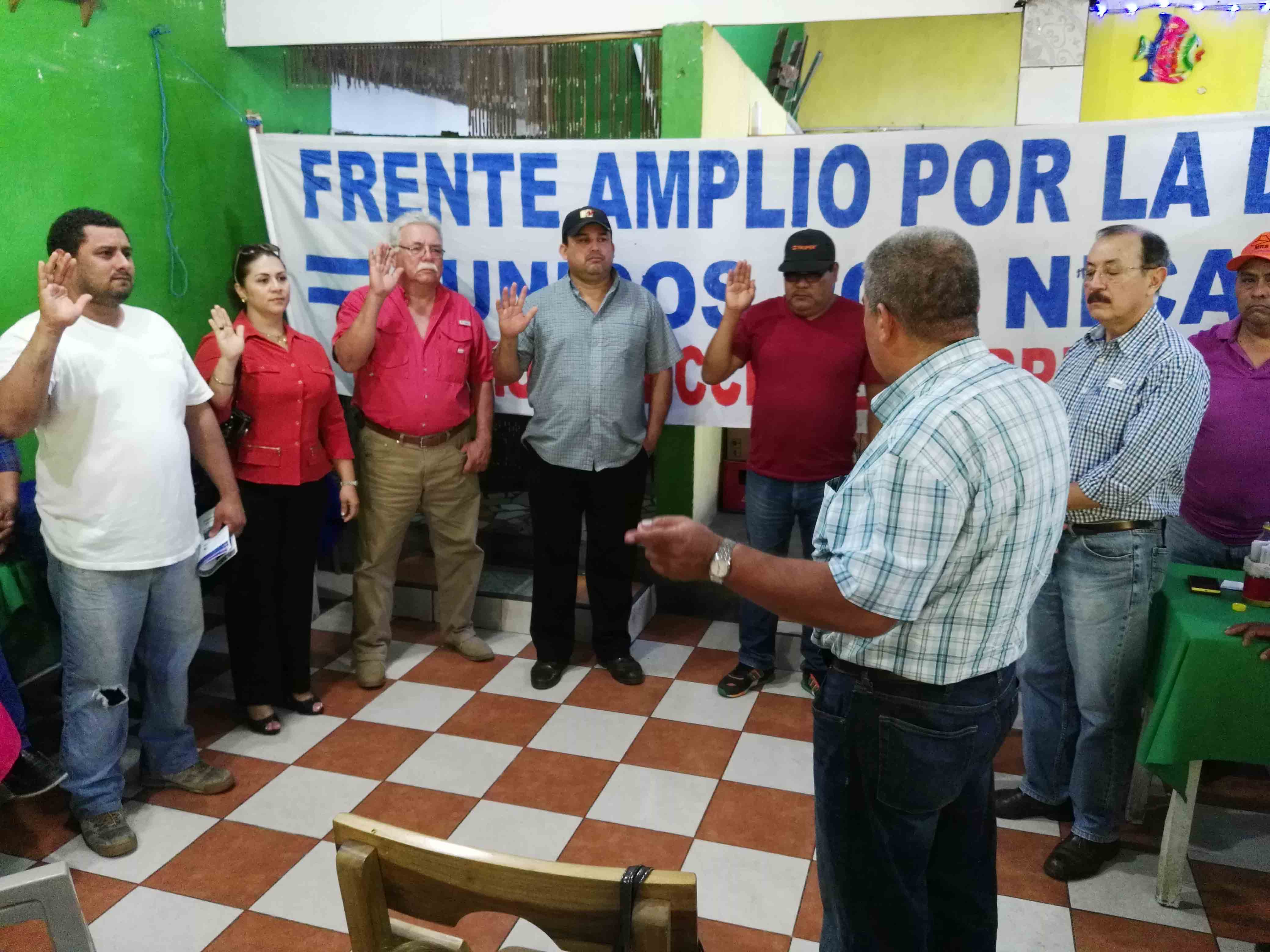 Frente Amplio, elije consejo político en Masatepe