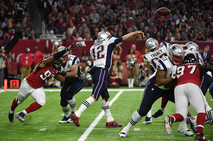 Los Patriotas de Nueva Inglaterra ganaron la edición 51 del Super Bowl de la NFL, por lo que serán recibidos por el presidente Donald Trump en la Casa Blanca, en una fecha por definir. LA PRENSA/AFP/Timothy A. CLARY