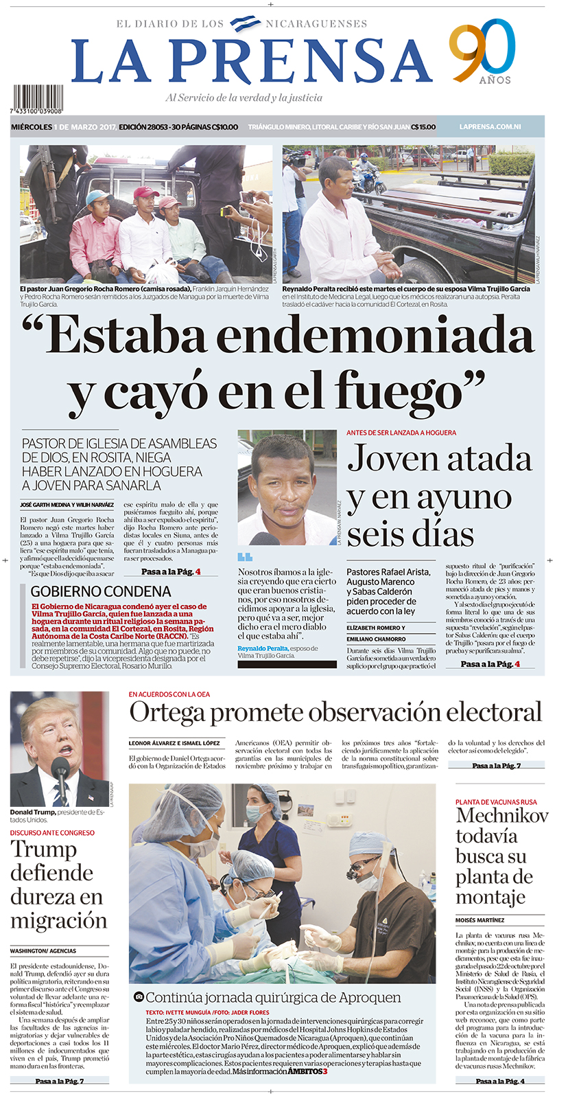 Portada Impresa 1-03-2017