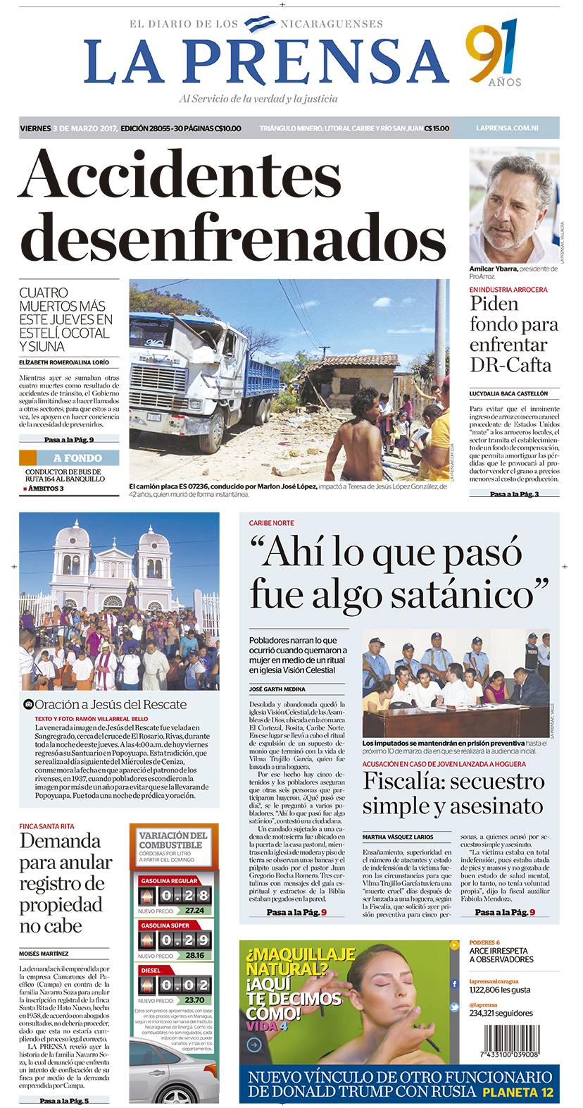 Portada Impresa 3-03-2017