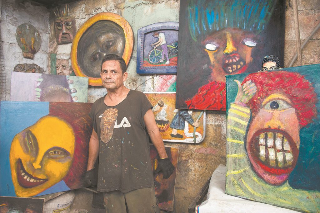 Acoso psíquico la nueva colección de pinturas de Aparicio Arthola