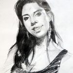 Retrato realizado por Fernando Quintero. LAPRENSA/A. Agüero