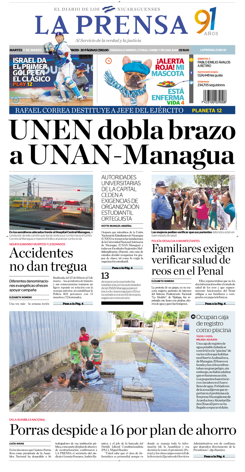 Portada Impresa 07-03-2017