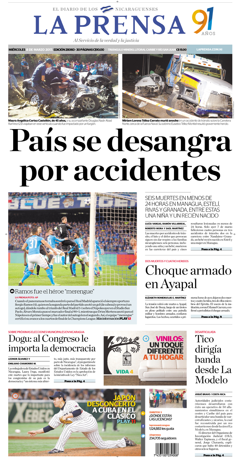 Portada Impresa 08-03-2017