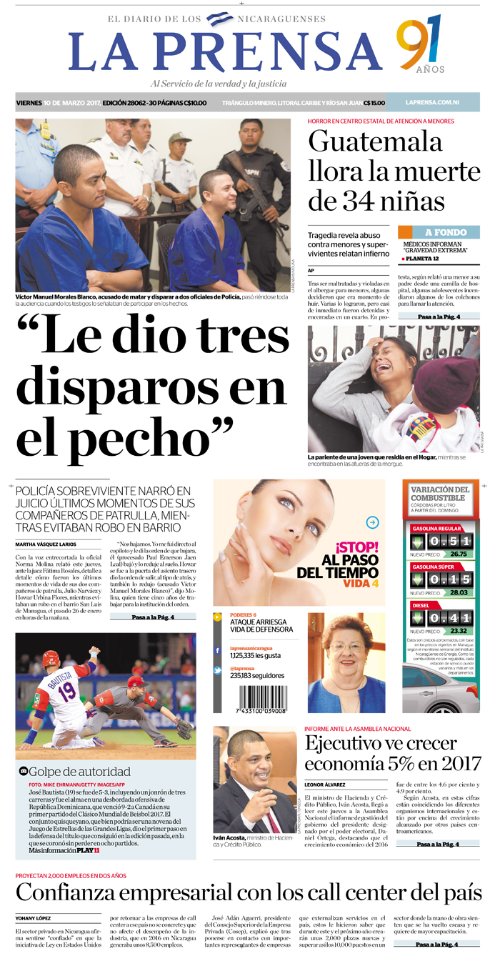 Portada Impresa 10-03-2017