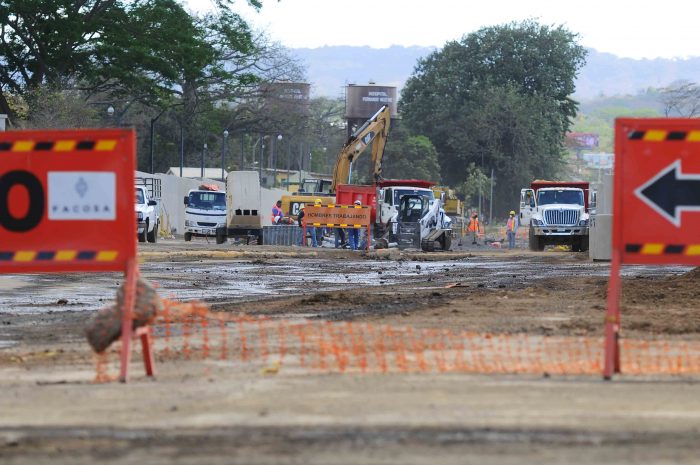 Obras viales en Las Piedrecitas. LAPRENSA/W.LÓPEZ