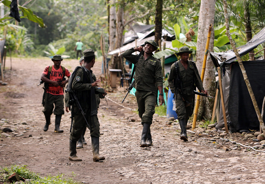 Guerrilleros de las Farc. EFE