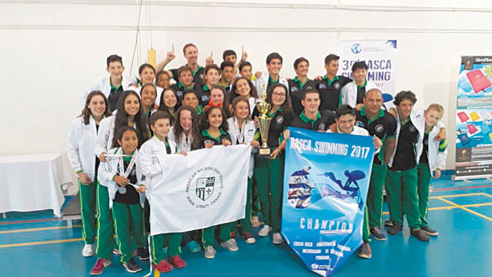 Esta es la delegación del Colegio Americano que conquistó el AASCA. LAPRENSA/ CORTESÍA