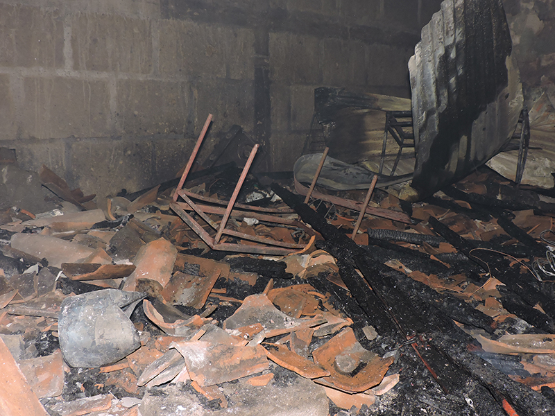 incendio, incendio en San Marcos