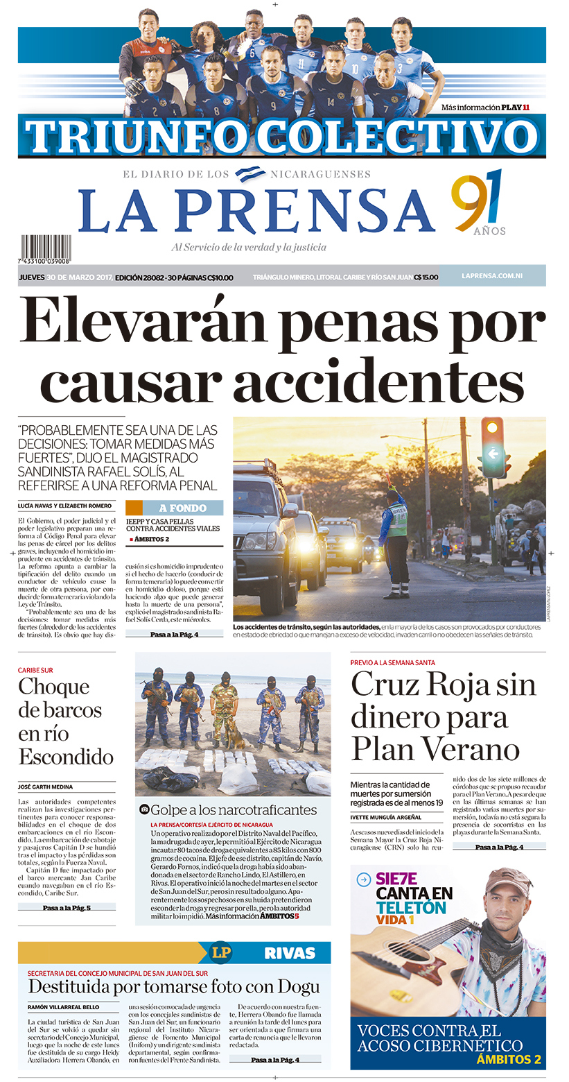 Portada Impresa 30-03-2017