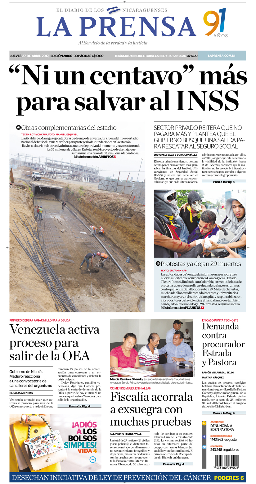 Portada impresa 27-04-2016