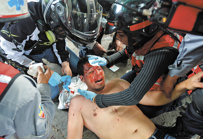 Saqueos y heridos tras protesta contra Maduro en Venezuela