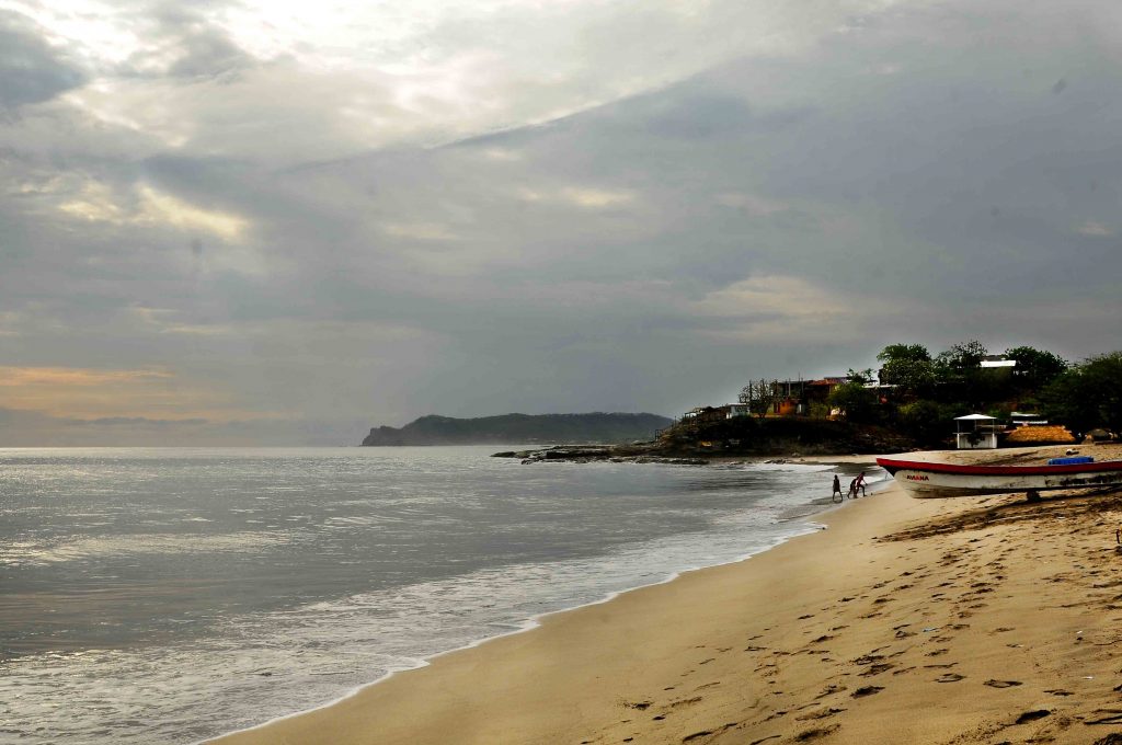 bahia de la playa gigante en Rivas, Nicaragua