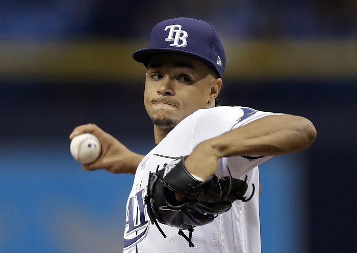 Chris Archer ponchó a 11 adversario en el triunfo de los Rays de Tampa Bay sobre los Royals de Kansas City. LA PRENSA/AP/Chris O'Meara