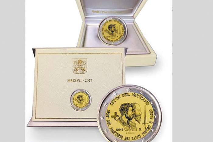 Pedro y Pablo en nuevas monedas