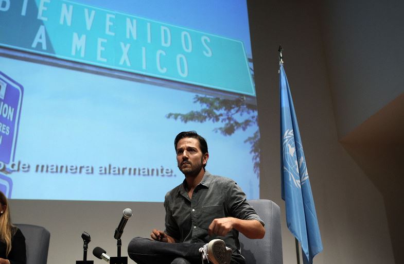 Diego Luna pide dejar egoísmo y perder el miedo ante la crisis de refugiados