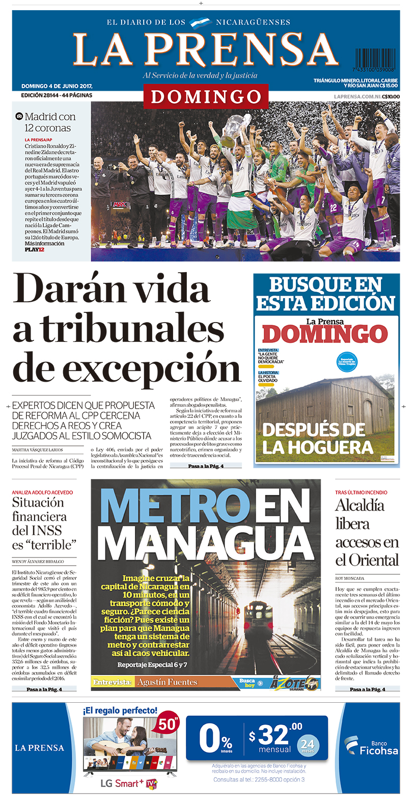 Portada impresa 04-06-2017