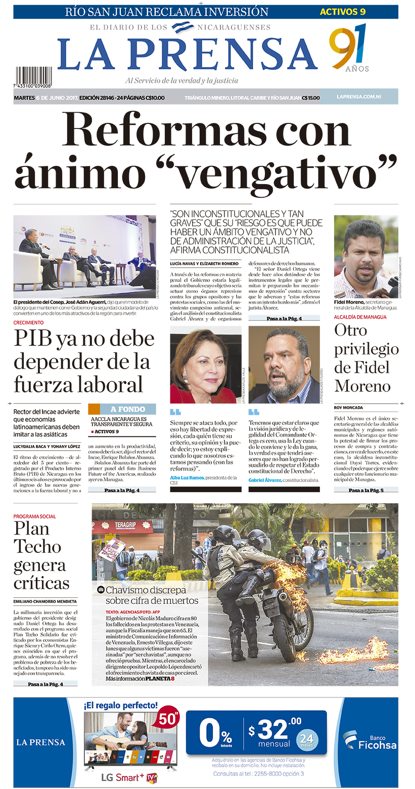Portada impresa 06-06-2017