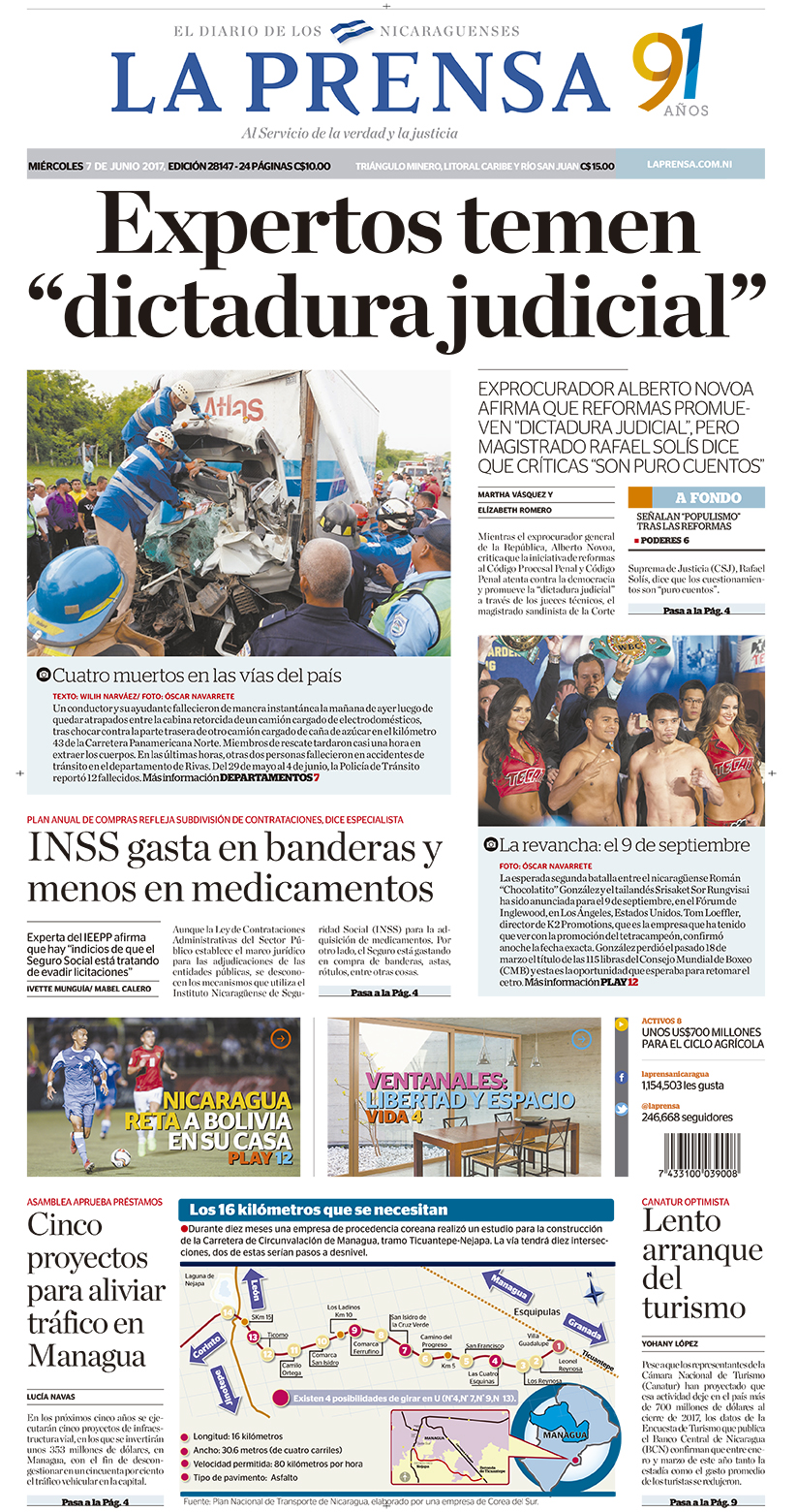 Portada impresa 07-06-2017