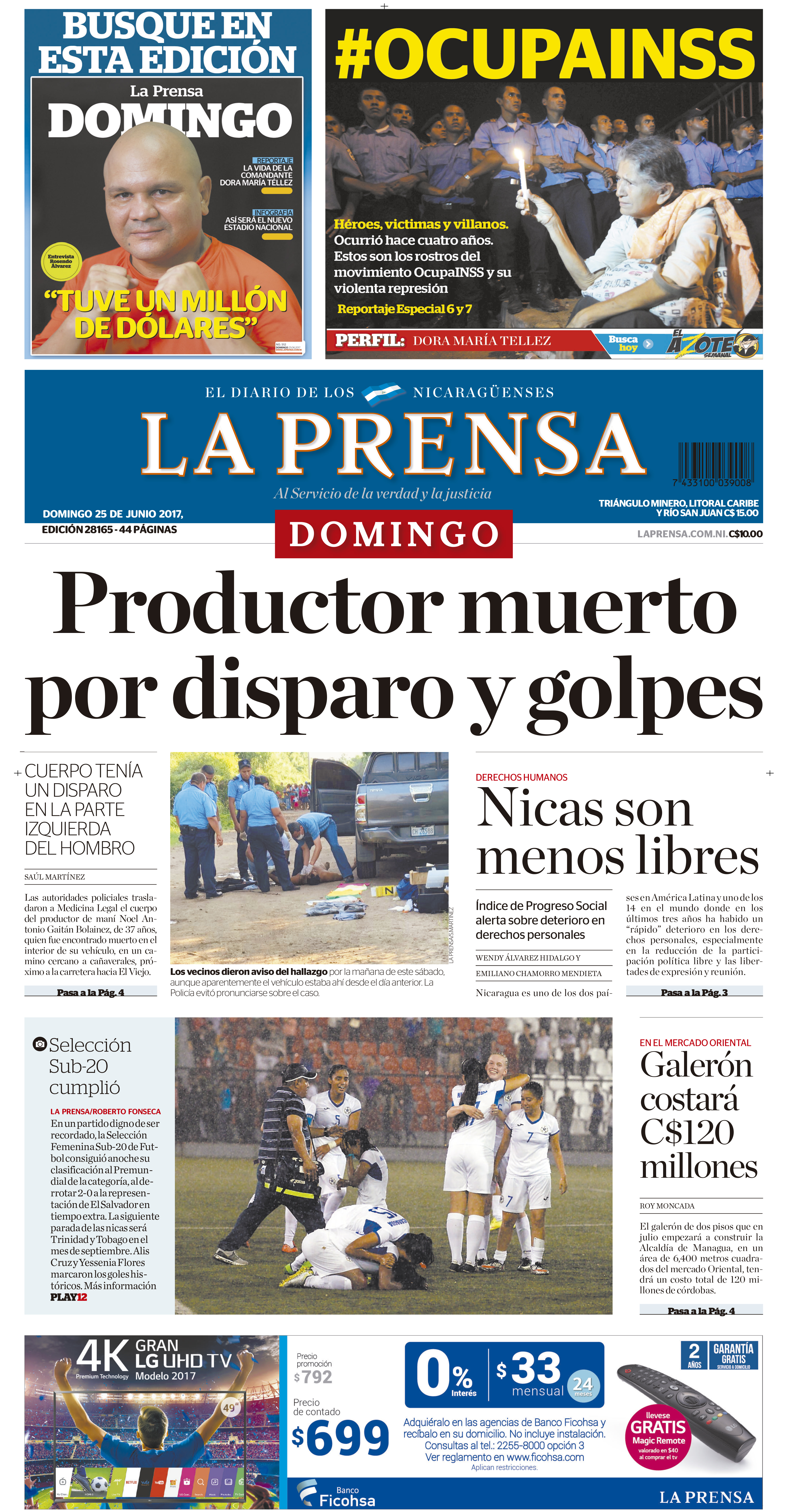 Portada Impresa 25-06-2017