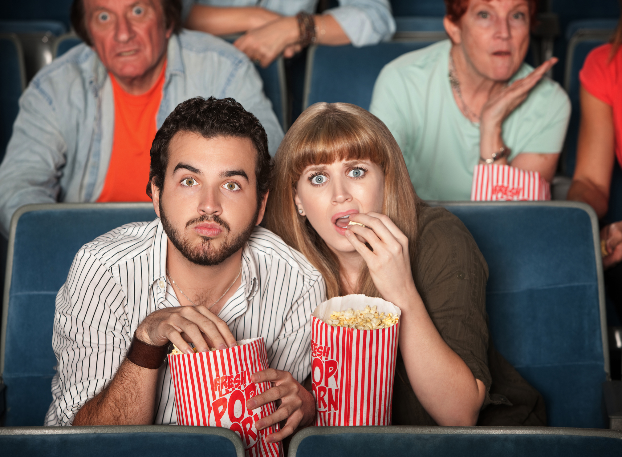 comidas en el cine