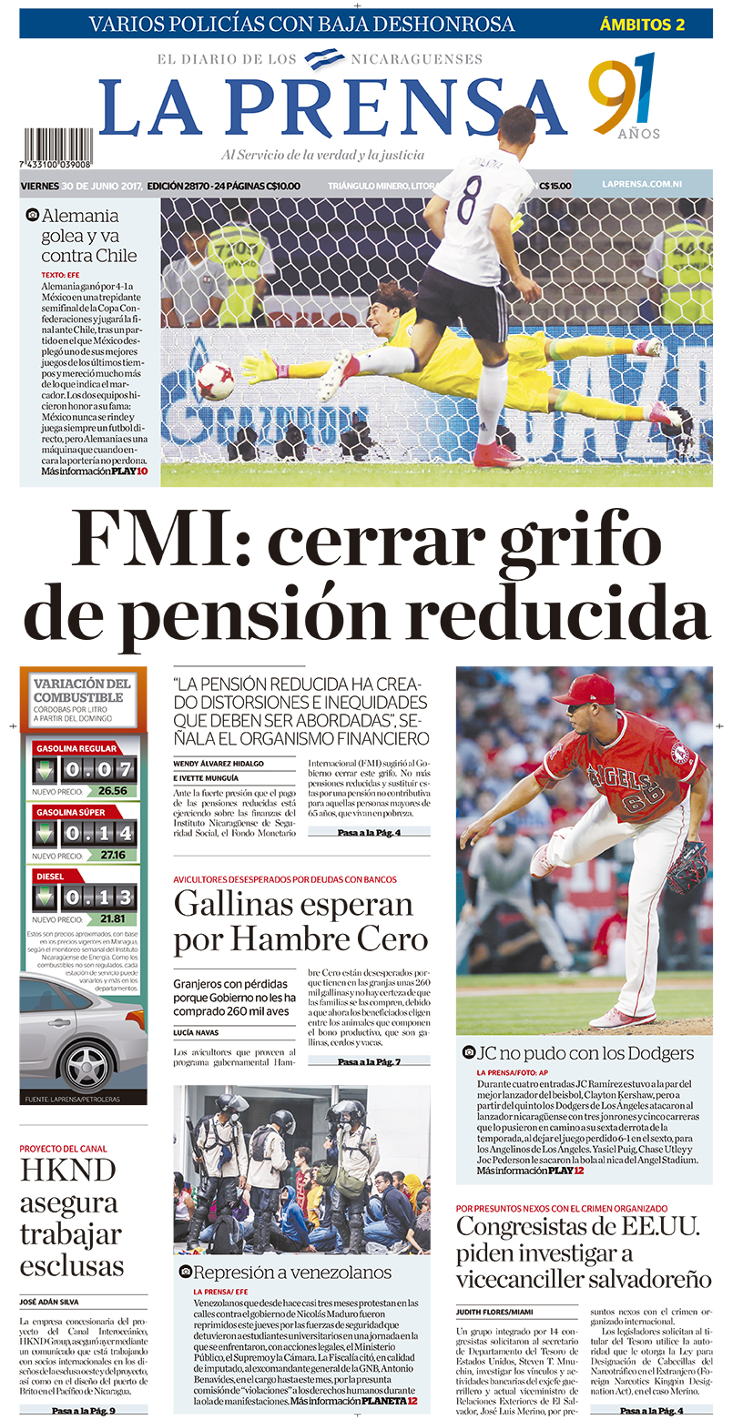 Portada impresa 30-06-2017