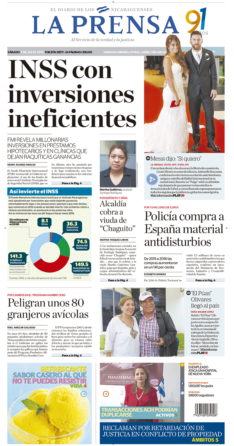Portada impresa 01-07-2017