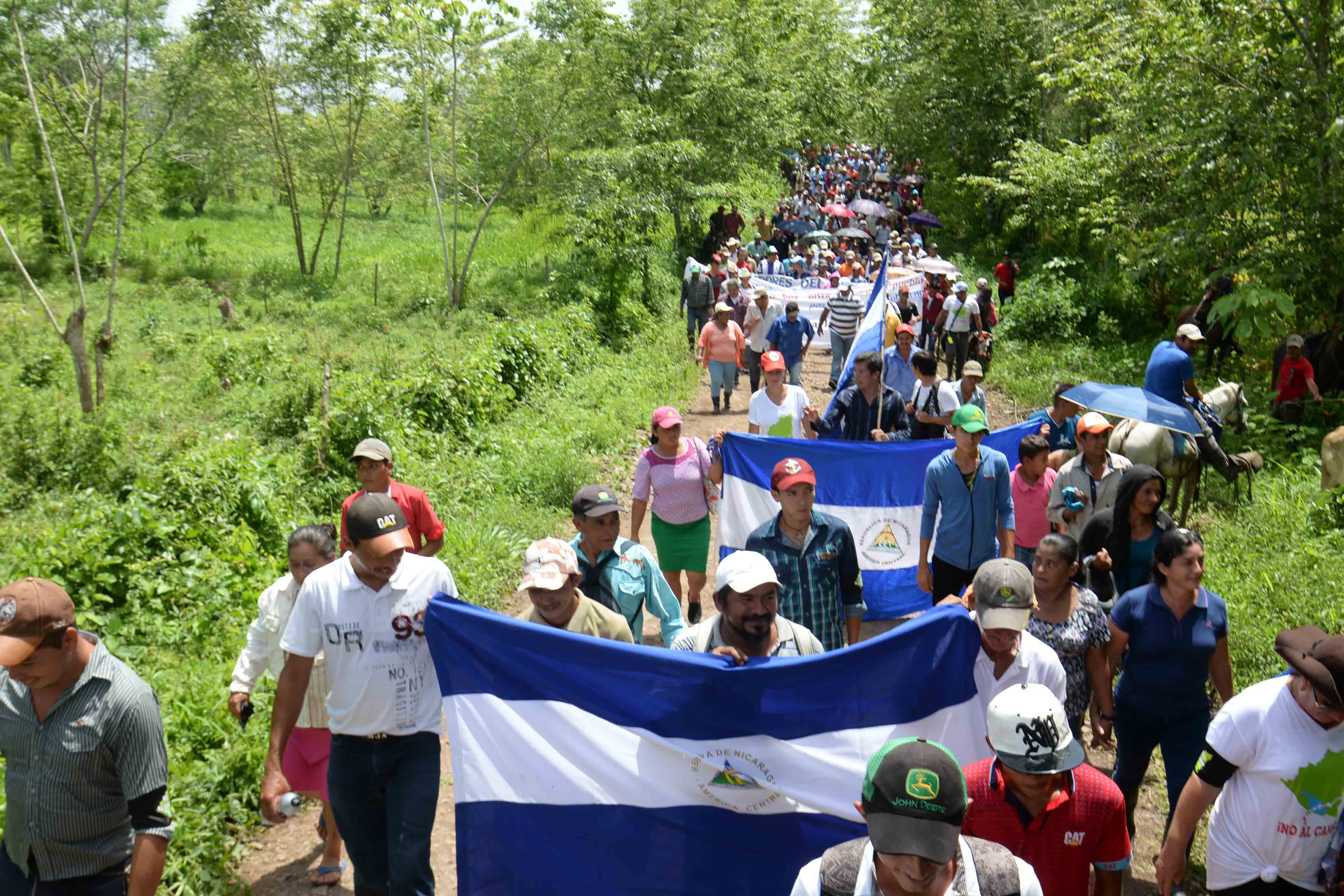 campesinos, marcha anticanal
