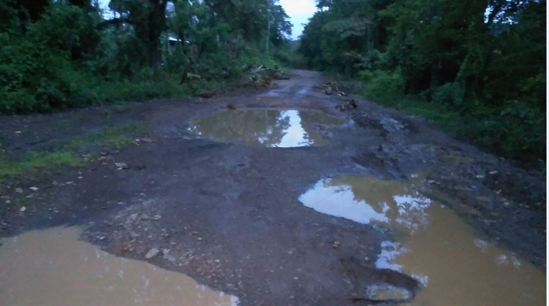 Boaco, Nueva Guinea, caminos dañados