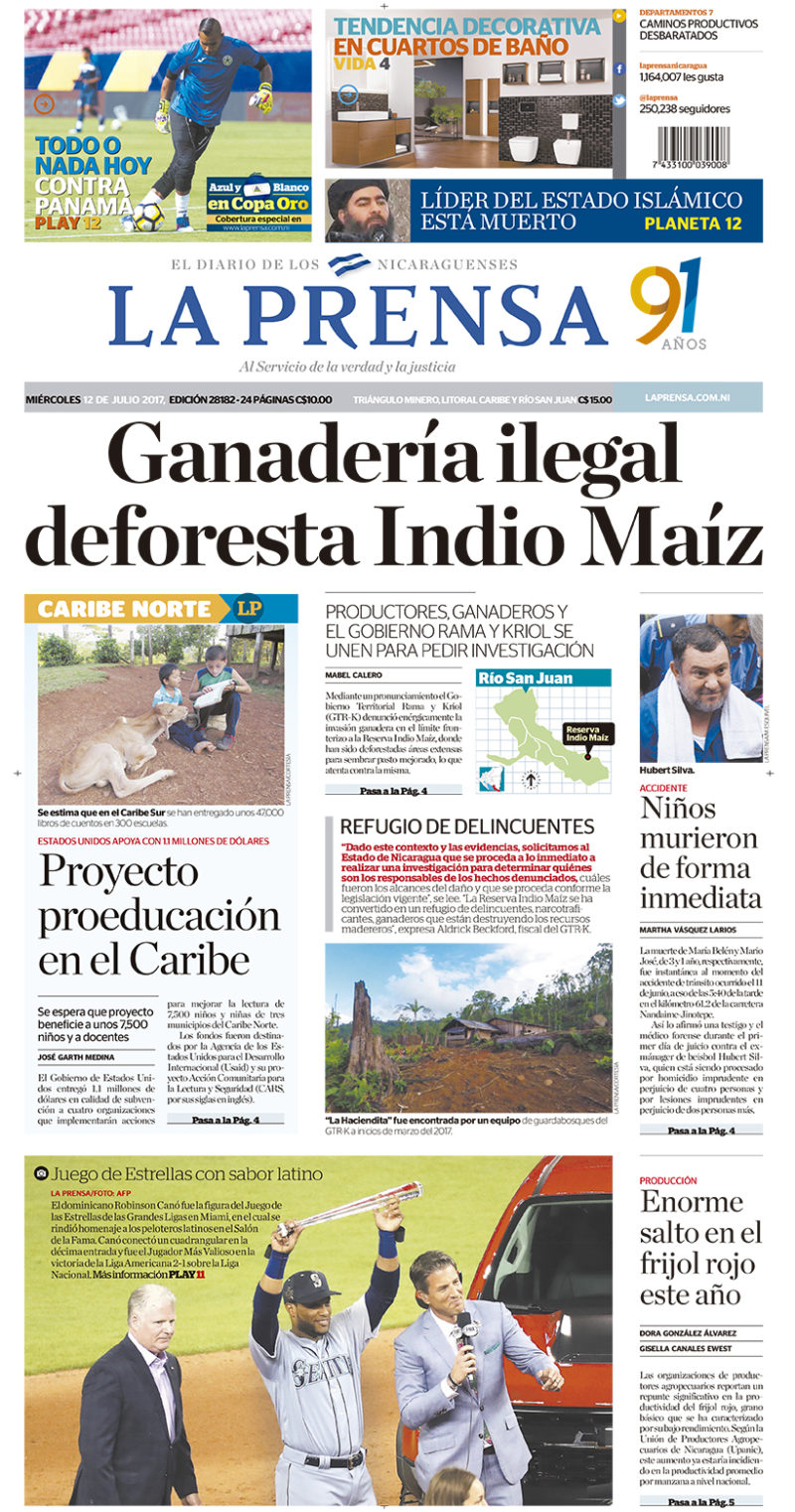 Portada impresa 12-07-2017