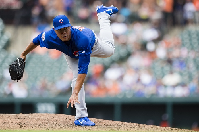 El colombiano José Quintana impactó al instante con los Cachorros. LA PRENSA/AP