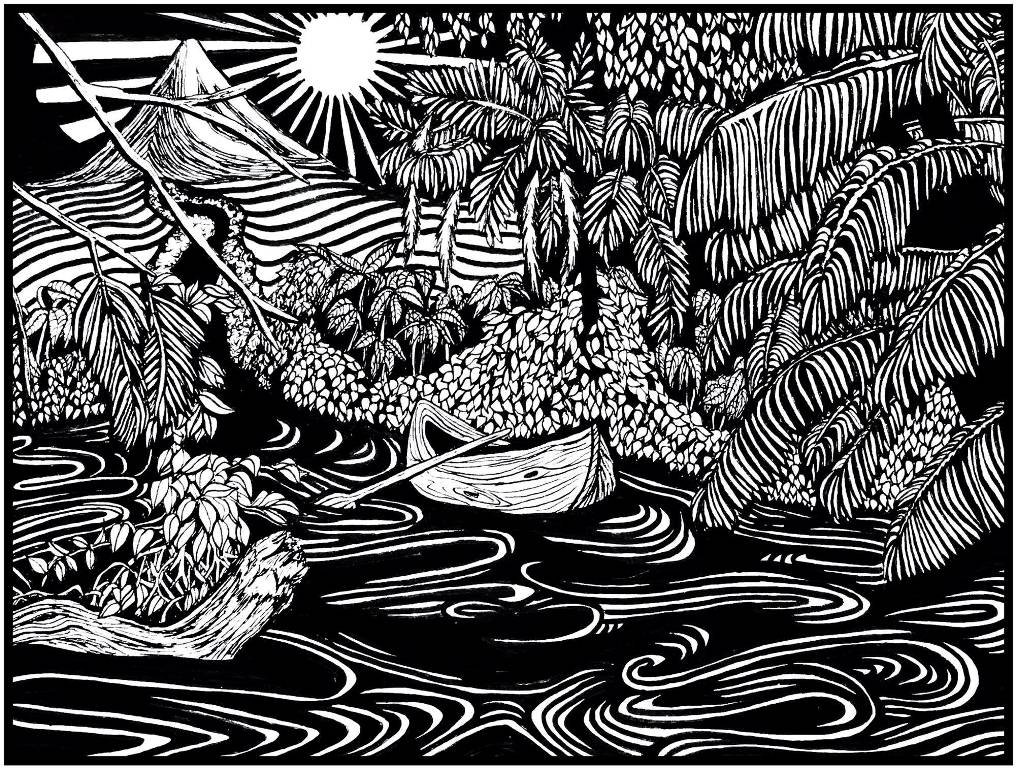El arte de pintar la naturaleza en vivo en San Juan del Sur