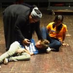 En ensayo. Escena de la obra de teatro-danza, Hakuna Matata El Reino en Peligro. LAPRENSA/Cortesía