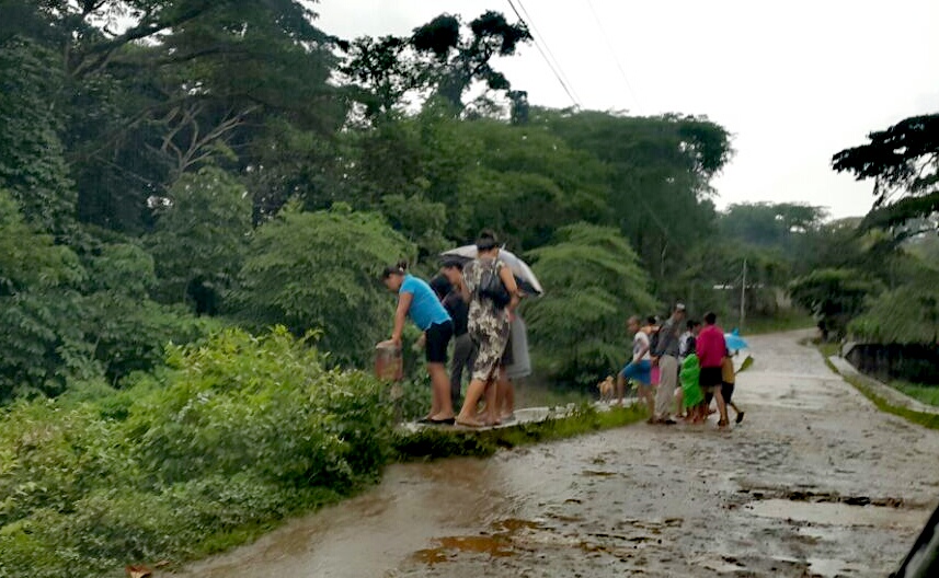 Lugar donde murió a la 1:25 de este domingo un joven de San Bartolo, en Quilalí. LA PRENSA / Alina Lorío.