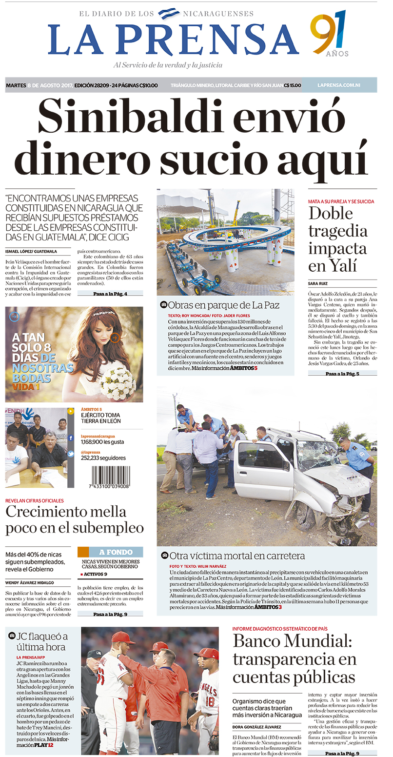 Portada impresa 08-08-2017